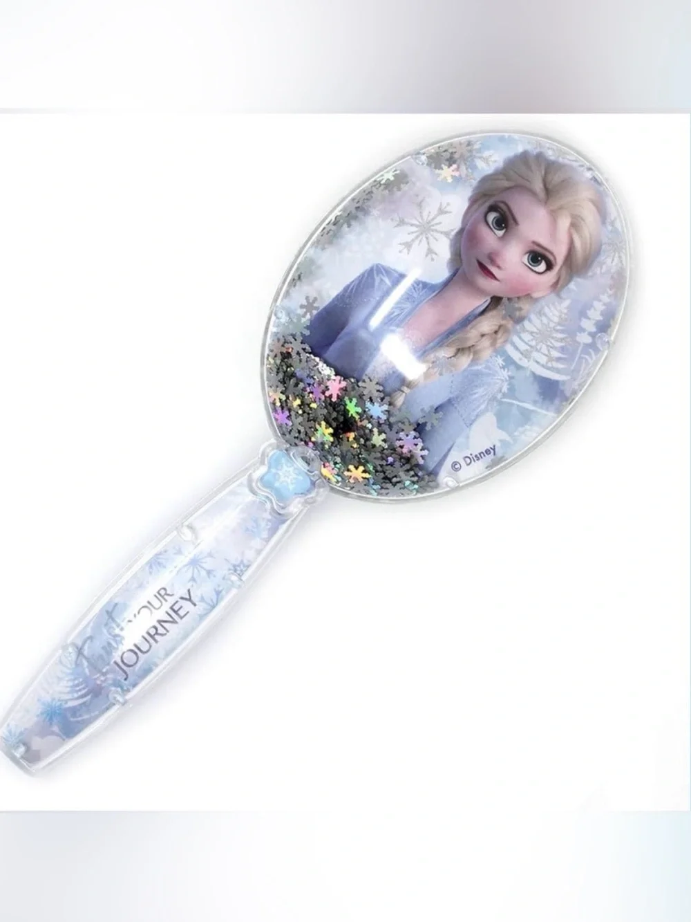 Disney Frozen Elsa Sparkle Hair Brush - Light Blue NWT